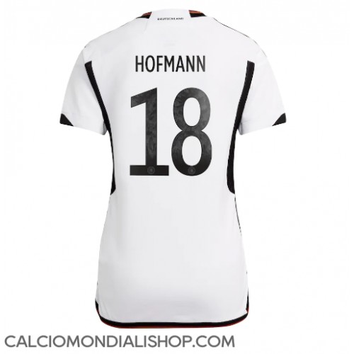 Maglie da calcio Germania Jonas Hofmann #18 Prima Maglia Femminile Mondiali 2022 Manica Corta